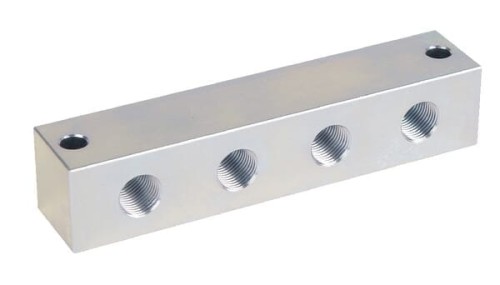 Blok rozdzielający 4 przyłącza M10x1 CLNB4M1010 - Intertraktor