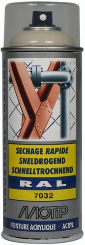 Lakier akrylowy w sprayu, RAL 7032 szary 400 ml 07032 - Intertraktor
