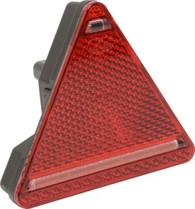 Lampa tylna zespolona LED, prawa, trójkątna, 12/24V pomarańczowa/czerwona, przykręcana Waś 1400300330