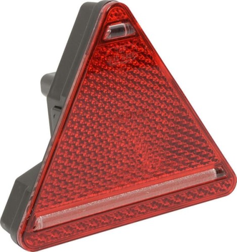 Lampa tylna zespolona LED, prawa, trójkątna, 12/24V pomarańczowa/czerwona, przykręcana Waś 1400300330 - Intertraktor
