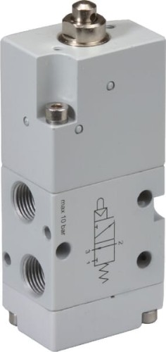 Zawór tłoczkowy 3/2-drożny NC 1/8" MEP32M18NC - Intertraktor