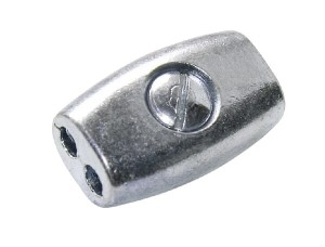 Złączka do linki i plecionki, do 2.5 mm ocynk 5 szt. AKO 441561051