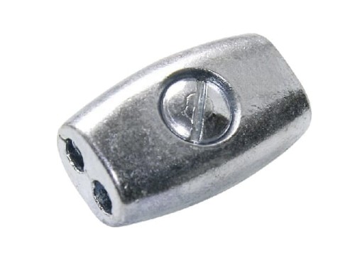 Złączka do linki i plecionki, do 2.5 mm ocynk 5 szt. AKO 441561051 - Intertraktor