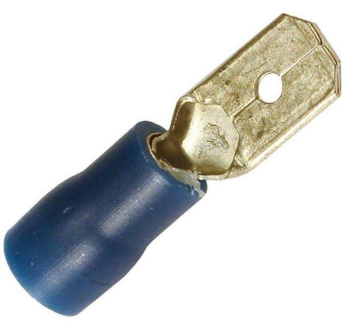 Końcówka przewodu płaska, męska, niebieska 1.5-2.5mm² 6.4x0.8 50 szt. Vapormatic VLC2414 - Intertraktor