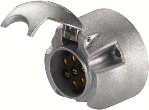 Gniazdo 7-biegunowe, metalowe wtyk płaski 8JB001941041 - Intertraktor