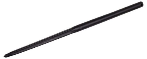 Ząb ładowacza, prosty, profil gwiazda 38x1000 mm końcówka szpiczasta z otworem Ø 14 na kołek sprężysty czarny FST 5196197719 - Intertraktor