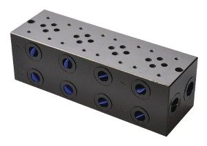Płyta zaworu Cetop 03 - NG6, MR-34-GZC przyłącze dolne 3/8" MR34GZC