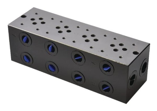 Płyta zaworu Cetop 03 - NG6, MR-34-GZC przyłącze dolne 3/8" MR34GZC - Intertraktor