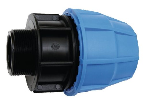 Złączka polietylenowa PE gwint zew. Supreme S16, 20 x 3/4" 654015S - Intertraktor