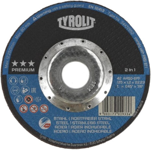 Cutting Disc Premium 42F 125x1,2 34472852 - Intertraktor
