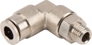 Szybkozłącze kolankowe 90° Ø 6 mm obrotowe gwint zewnętrzny M8x1 Kramp CLWSS6MK81