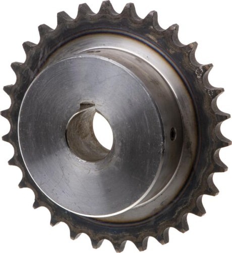 Koło łańcuchowe pojedyncze 30 zębów 1/2" łańcuch 08 B-1 otwór 25 mm Kramp SE123025 - Intertraktor