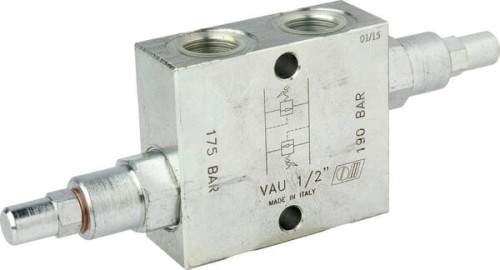 Zawór krzyżowy VAU, G1/2" 190/175 BAR C056V0450190175 - Intertraktor