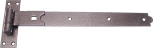 Zawias pasowy prosty z hakiem 350 mm 14" czarny TO8296B