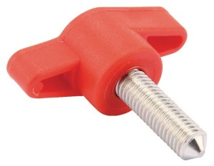 Śruba z łbem motylkowym z tworzywa M8x30 mm AC639332