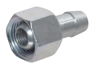 Końcówka wtłaczana prosta BSP z nakrętką DIN 2353, 3/8" LF106