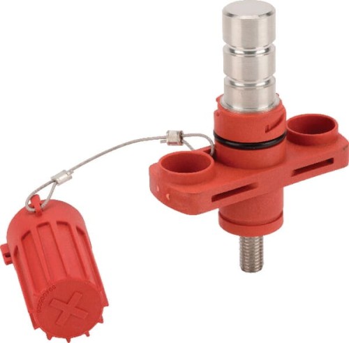 Zacisk pomocniczy akumulatora, czerwony SI295050 - Intertraktor