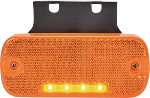 Lampa obrysowa LED, prostokątna, 12/24V z przewodem Kramp LA30104 - Intertraktor