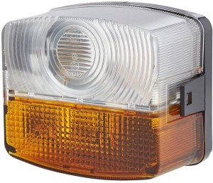 Lampa zespolona kierunkowskazu i postoju RH 21W, kwadratowa, 12V przykręcana Hella 2BE003182101