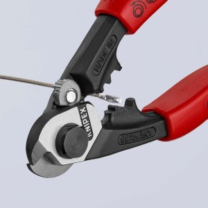 KNIPEX 95 62 190 Nożyce do lin stalowych Odkuwane 190 mm TA9562190