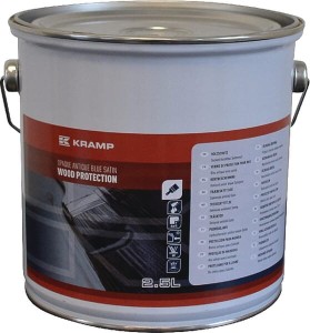 Impregnat do drewna żelowy Kramp, niebieski antyczny 2,5 l 017194175258KR