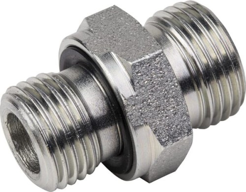 Przyłącze proste z uszczelką M22x1.5 - M22x1.5 15L GES15LM22WDGP - Intertraktor