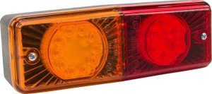 Lampa tylna zespolona LED, prostokątna, 12/24V 5-pinowa Kramp LA40016