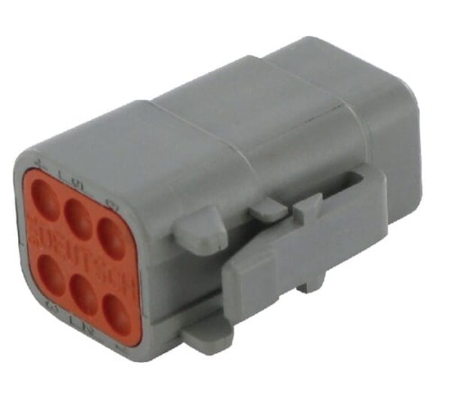 Obudowa wtyczki 6 P. żeńska DTM DSDTM066S - Intertraktor