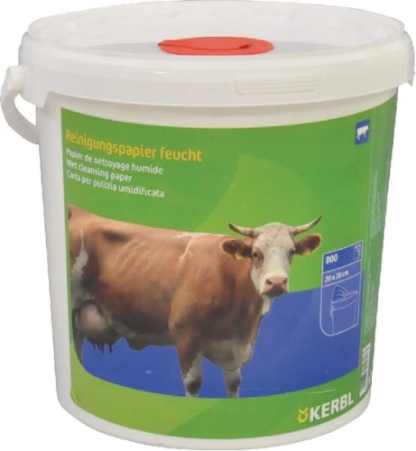 Chusteczki do wymion (800 w wiaderku) VV15817 - Intertraktor