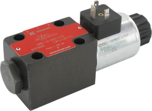 Elektrozawór Cetop 03 - NG6 4/2 B3S 12V 350 bar Kramp KREV03B3S012C - Intertraktor