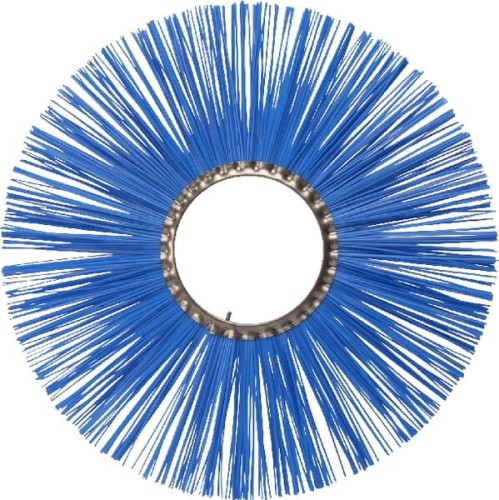 Sczotka pierścieniowa polyester, 500 x 5" 128 niebieska Ø 2,2 mm 1715155500 - Intertraktor