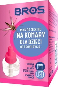 Płyn do elektro na komary dla dzieci od 1 roku życia, 60 nocy 1594454