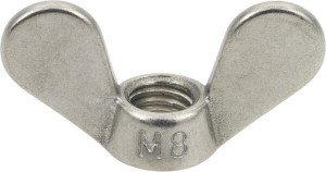 Nakrętka skrzydełkowa A2 Kramp, M8 3158RVSDINP025