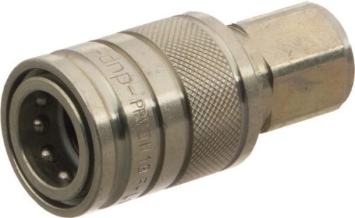 Szybkozłącze gniazdo SKP-F 3/8" gwint wewnętrzny 1/4" BSP SKPF10C04 - Intertraktor
