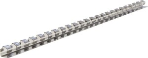 Wieszak do kurtyn PCV 100 cm, stal szlachetna PVCHS1RVS