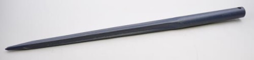 Ząb ładowacza, prosty, profil gwiazda 50x1000 mm końcówka szpiczasta z otworem Ø 17 na kołek sprężysty czarny FST FT488171 - Intertraktor