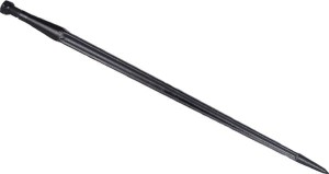Ząb ładowacza, prosty, profil gwiazda 36x815 mm końcówka szpiczasta z nakrętką M22x1.5 czarny gopart 5192FT1N1