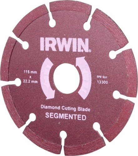 Tarcza diamentowa segmentowa Irwin, 115 x 22,2 1865011151 - Intertraktor