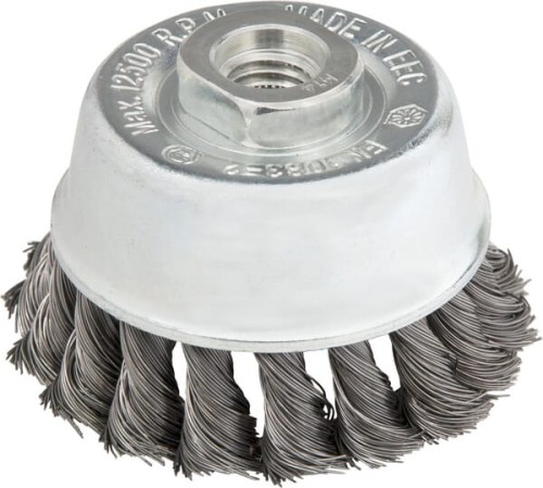Szczotka stalowa doczołowa splatana, 60mm M14 751346 - Intertraktor