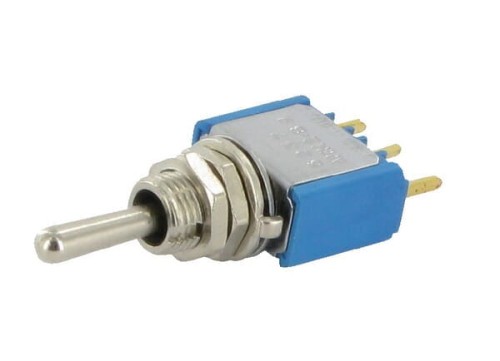 Przełącznik, mały, MOM-OFF-MOM 1-biegunowy 5237CDB - Intertraktor