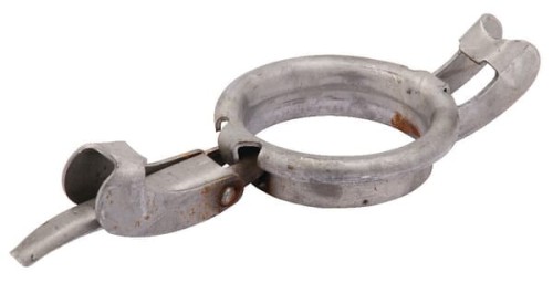 Zamknięcie dźwigni oczkowe Bauer, 50 mm czarne 1010184 - Intertraktor