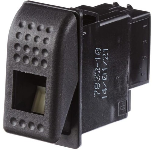 Przełącznik kołyskowy, I-0, 6-pin z funkcją komfortu 6FH007832101 - Intertraktor