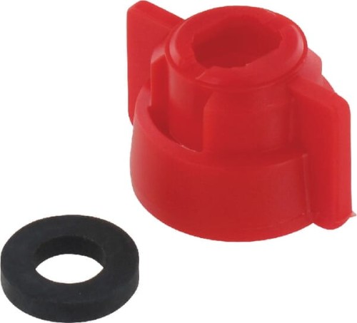 Pokrywka dyszy, bagnet, SW8/10, czerwony, z uszczelką, Lechler Y8253C00000000 - Intertraktor