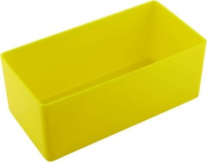 Kasetka asortymentowa, 54x108x45 mm, żółta polipropylenowa, Hünersdorff WE6222