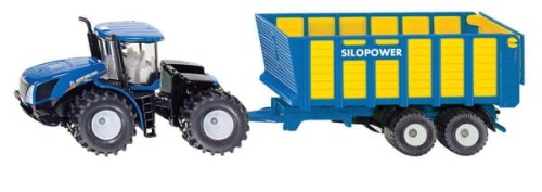 Ciągnik New Holland przyczepą do kiszonki S01947 - Intertraktor