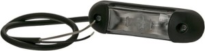 Lampa obrysowa LED, 0.8/1.7W prostokątna 12/24V czerwona/biała 4 LED Kramp LA103165