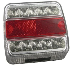 Lampa tylna zespolona LED, 1W, kwadratowa, 12V 18 LED gopart LA99190GP