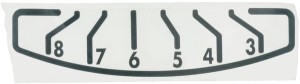 Label / Aufkl. Verstellhoehe SA16352