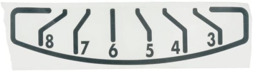 Label / Aufkl. Verstellhoehe SA16352 - Intertraktor