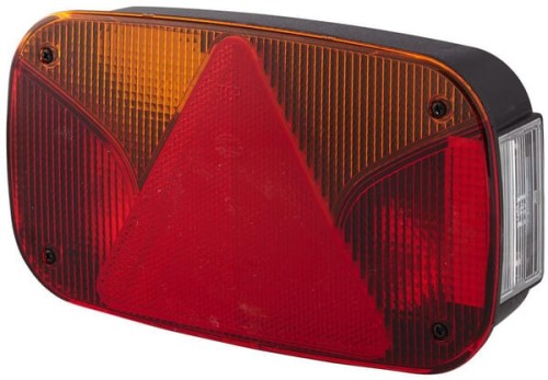 Lampa tylna zespolona 247x138mm, lewa 12V 2VB998232011 - Intertraktor